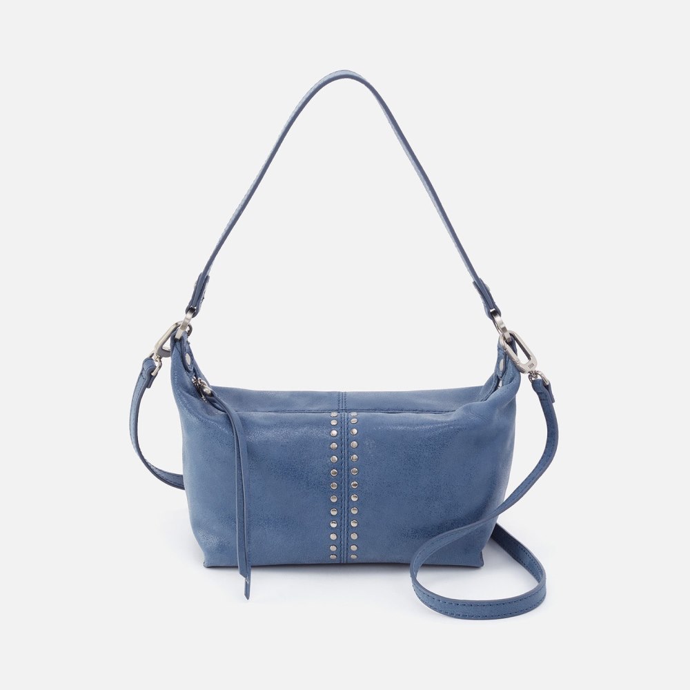 Hobo | Laguna Crossbody in Buffed Leather - Azure - Click Image to Close