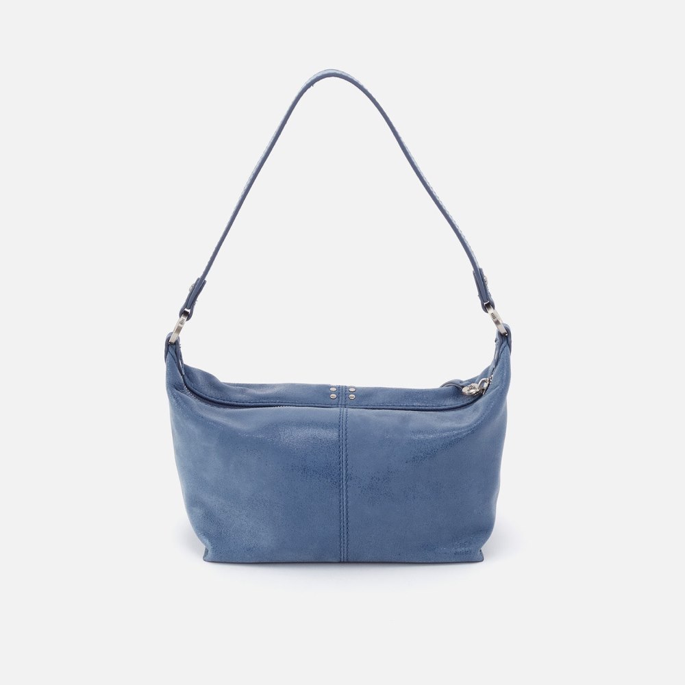 Hobo | Laguna Crossbody in Buffed Leather - Azure - Click Image to Close