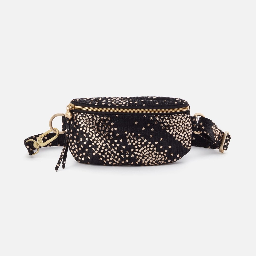 Hobo | Fern Belt Bag in Printed Leather - Shooting Stars