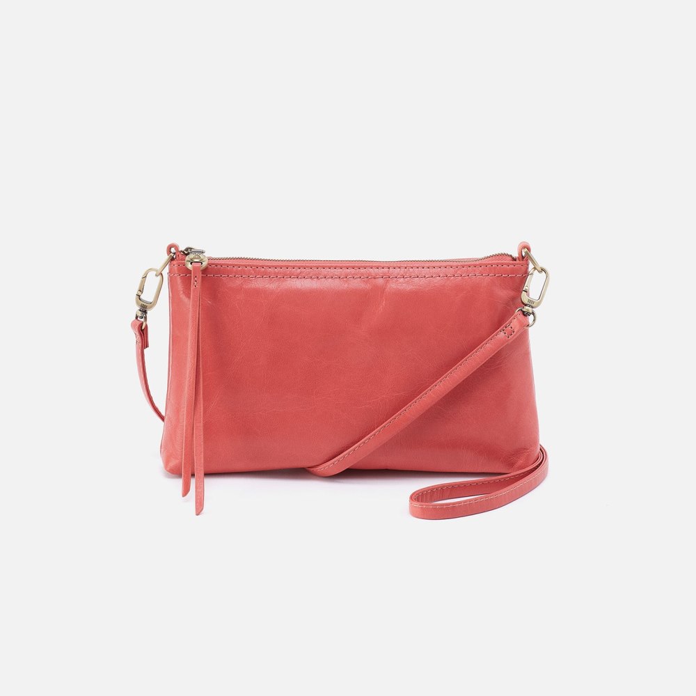 Hobo | Darcy Crossbody in Polished Leather - Cherry Blossom