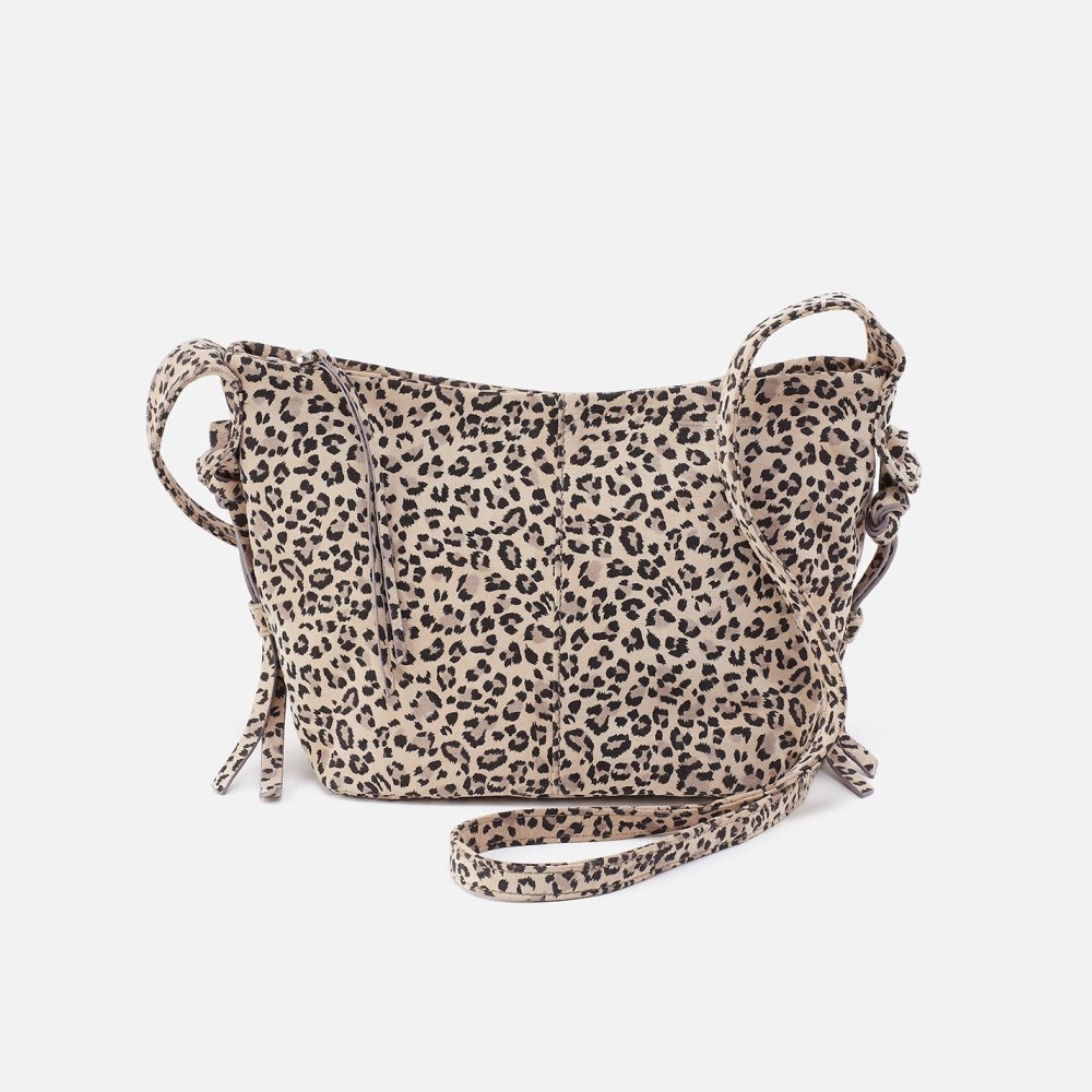 Hobo | Bonita Crossbody in Printed Leather - Mini Leopard