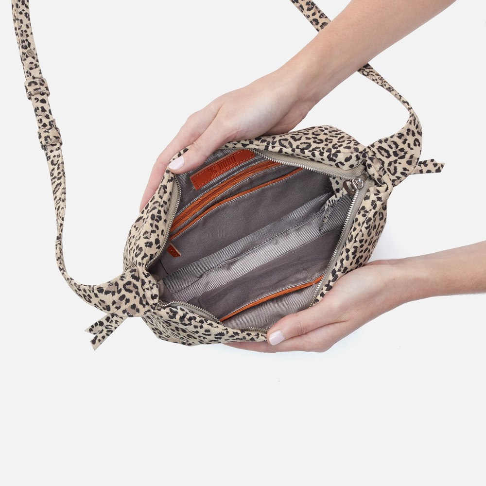 Hobo | Bonita Crossbody in Printed Leather - Mini Leopard