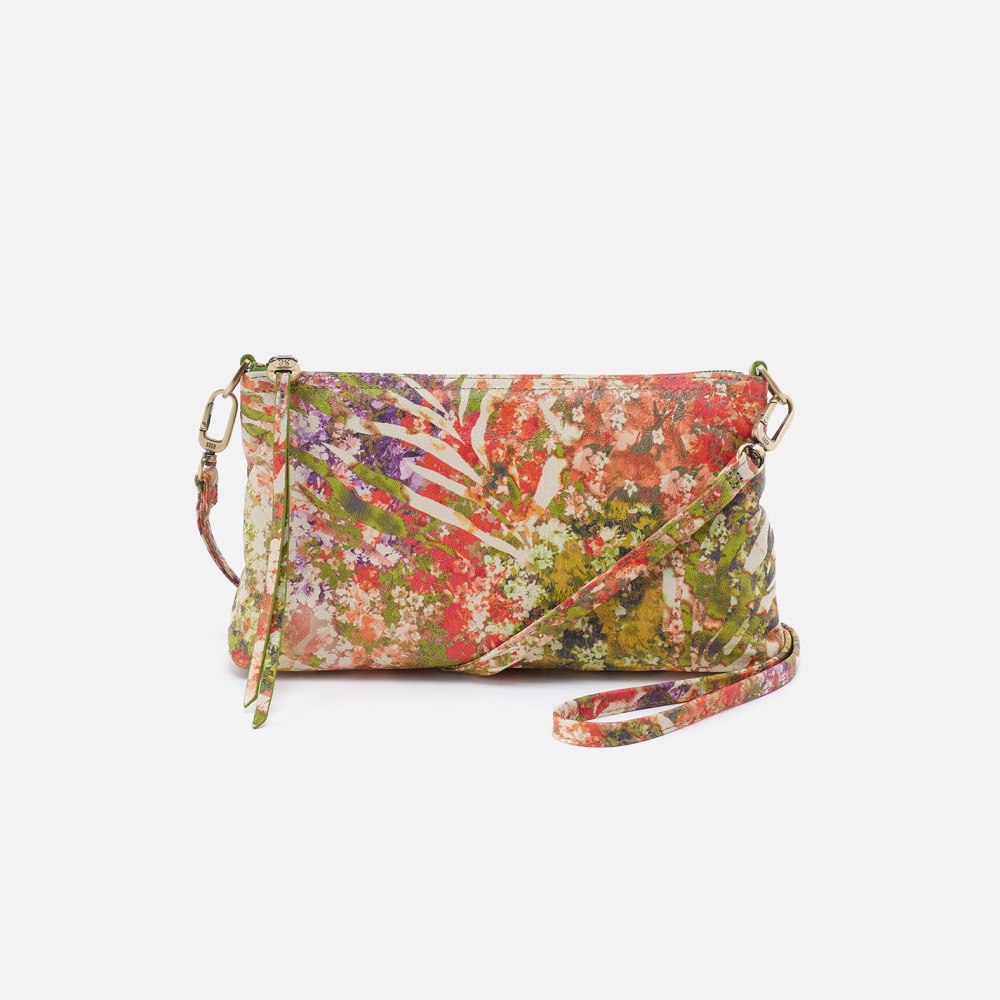 Hobo | Darcy Crossbody in Printed Leather - Tropic Print