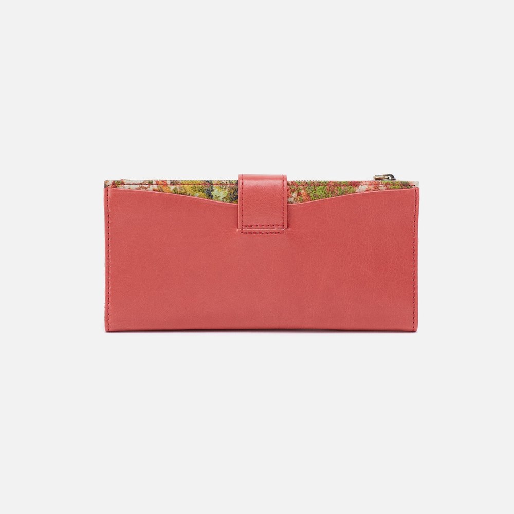 Hobo | Max Continental Wallet in Mixed Leathers - Cherry Blossom