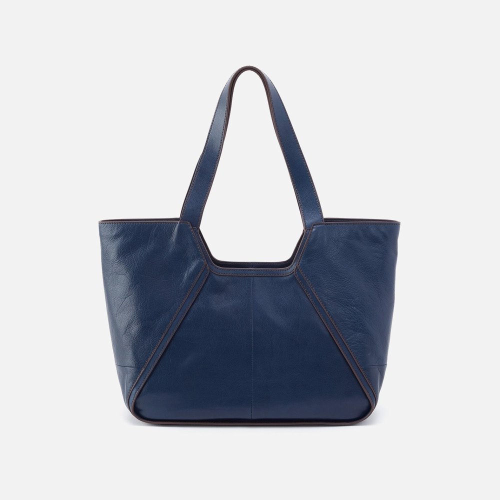 Hobo | Bellamy Medium Tote in Artisan Leather - Navy