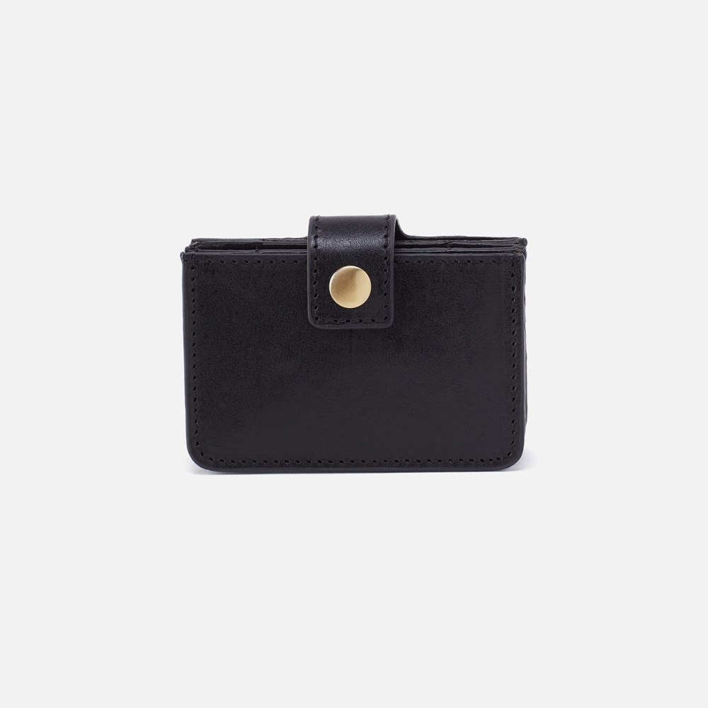 Hobo | Boswell Credit Card Holder in Aston Leather - Black