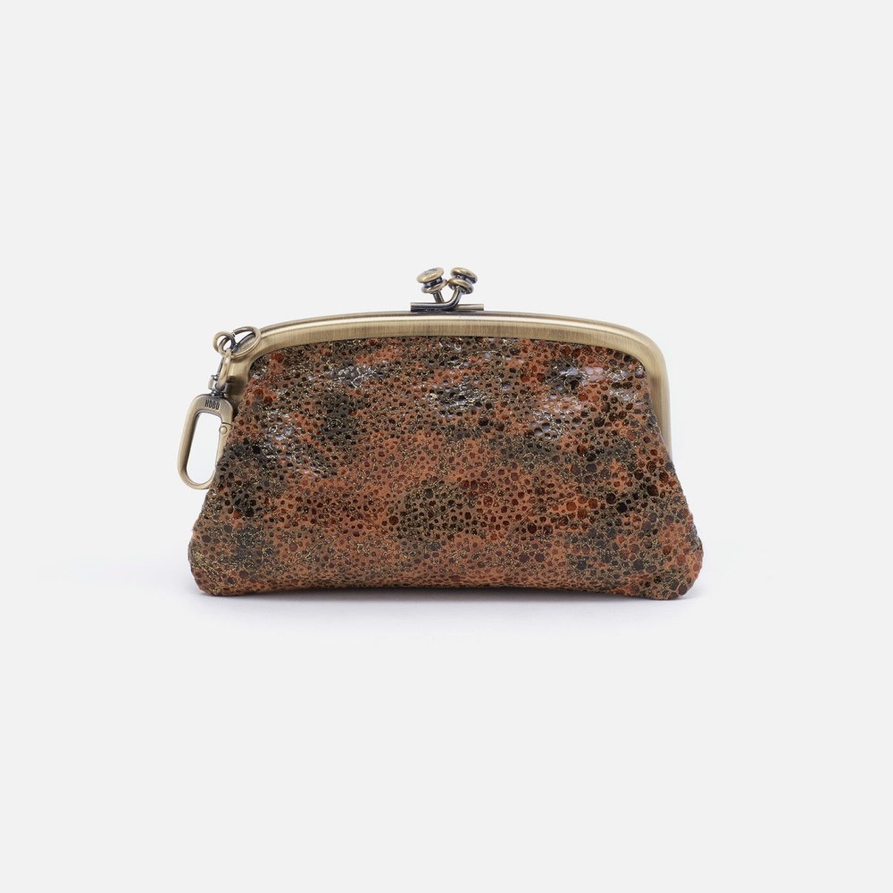 Hobo | Cheer Frame Pouch in Printed Leather - Eternal Garden