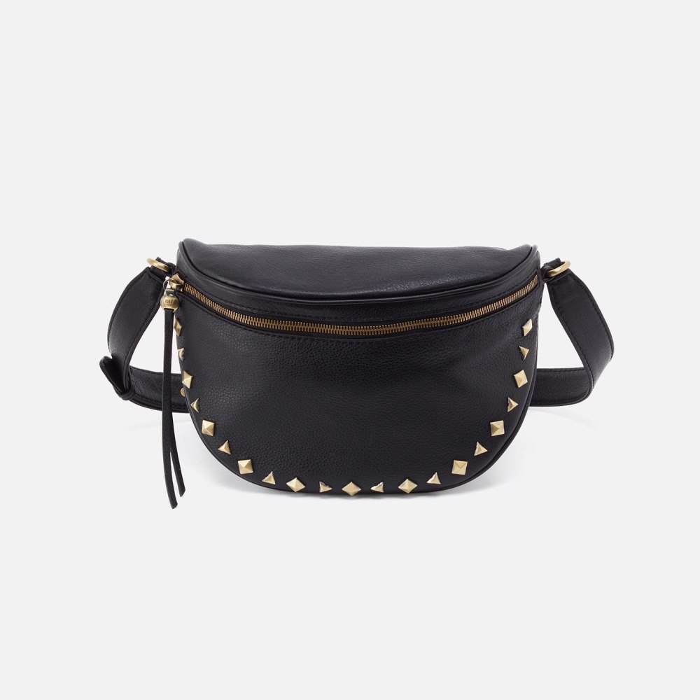 Hobo | Juno Belt Bag in Pebbled Leather - Black
