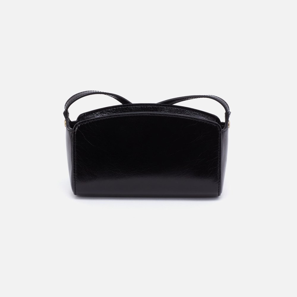 Hobo | Jesse Crossbody in Polished Leather - Black