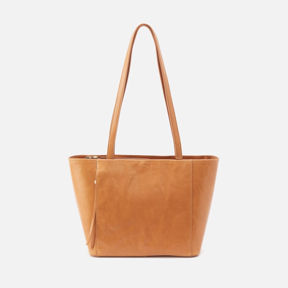 Hobo | Haven Tote in Polished Leather - Natural