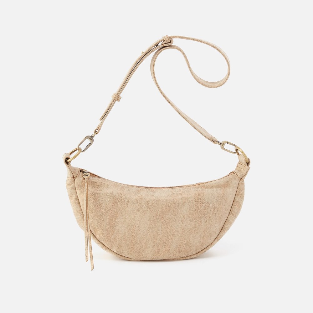 Hobo | Knox Sling in Metallic Leather - Gold Leaf