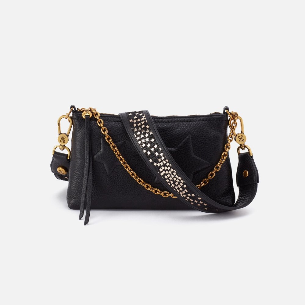 Hobo | Darcy Luxe Crossbody in Pebbled Leather - Black